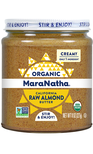 MaraNatha Almond Butter Organic Raw Creamy 8oz