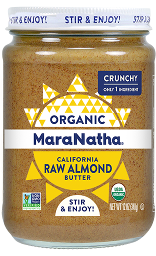 MaraNatha Almond Butter Organic Raw Crunchy